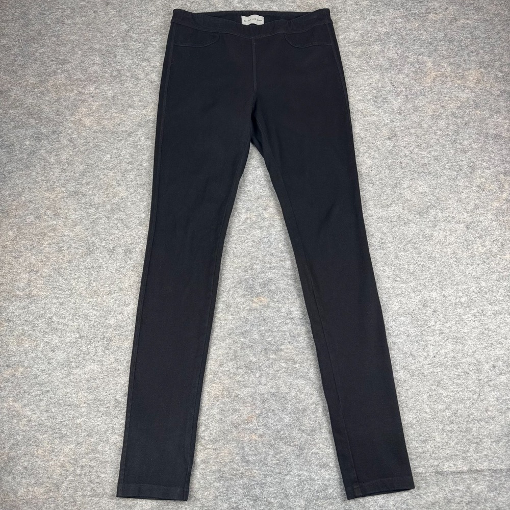 AG Adriano Goldschmied Knit Luxe Denim Leggings Black Womens 28R
